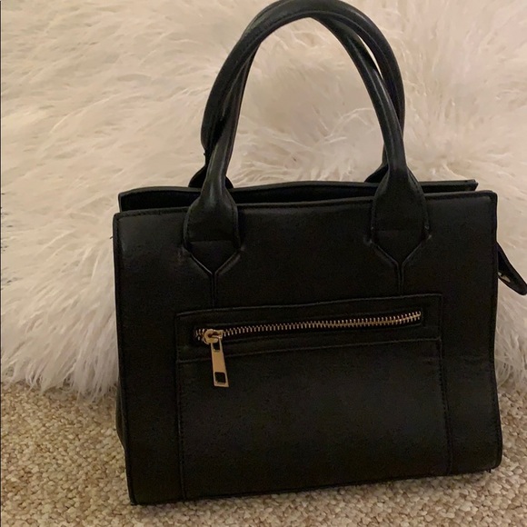 black square purse